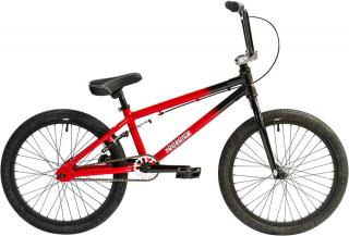 Colony Horizon 20   BMX Freestyle Bike - Gloss Black / Red Fade