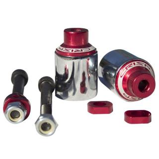 Crisp Chrome Sleeve Peg Set - Red