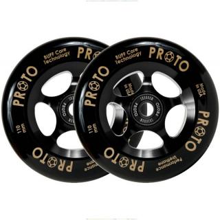 Kolieska 2 ks PROTO Gripper 110mm Wheels - Black on black