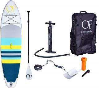 Paddleboar Ocean Pacific Malibu All Round 10'6 White/Grey/Yellow + príslušenstvo