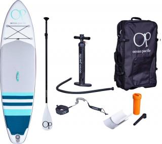 Paddleboard Ocean Pacific Malibu All Round 10'6 White/Grey/Teal + príslušenstvo