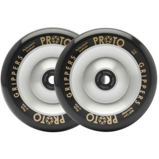 PROTO Full Core Gripper 110mm Wheels 2ks - Silver