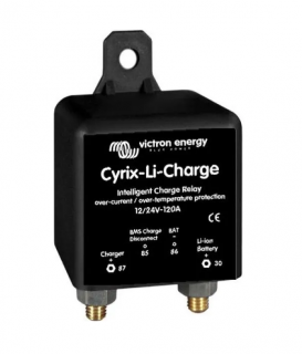 AKU Li Odpojovač DC nabíjania akumulátora 2CH-AKU Victron Energy Cyrix-Li-Charge 12/24V-120A ()