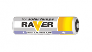 AKU Ni nabíjateľný akumulátor typ mikrotužka AAA RAVER NiMH 400mAh 1.2V Solar HR03 YL ()