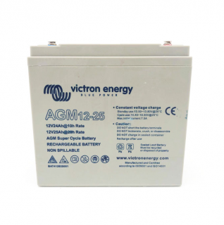 Akumulátor energie BezÚ Olovený AGM PbSO4 Victron Energy SC AGM12-25 12V/25Ah C800/V50% ()