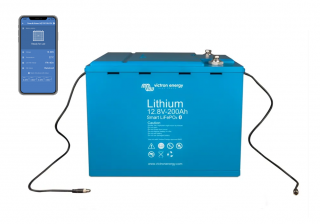 Akumulátor energie Lithium Smart LiFePO4 Victron Energy 12.8V/200Ah 2560Wh BT/BAL C5K/V50 ()