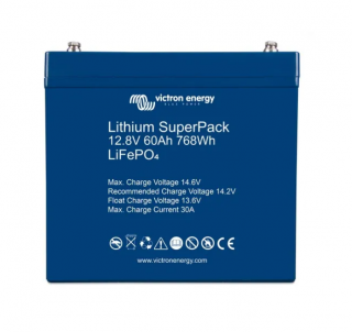 Akumulátor energie Lithium SuperPack LiFePO4 Victron Energy 12.8V/60Ah 768Wh BMS C5K/V50 ()