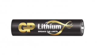 BAT Li primárna Lítiová batéria typ tužka AAA GP Lithium R03 Micro 1,5V GP15LF3 BK ()