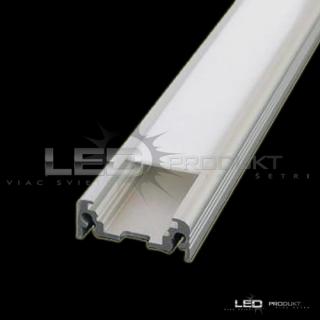Doplnok LED pásikov -  Hliníkové anodizované lišty, alebo profily s krytkou ()