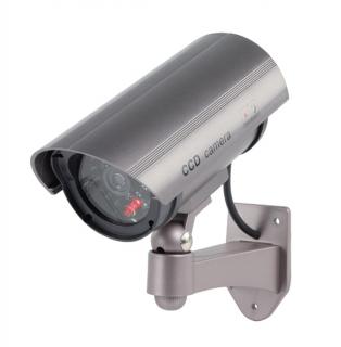 Imitácia vonkajšej bezpečnostnej TUBE kamery R17x8cm 1xLED ABS KONIG DC30 na stenu SL ()