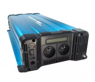 Menič napätia DC/AC 12V/230V-50Hz OFF-GRID Solarvertech FS4000-212 12V/4000W+USB+DO ČistýSínus ()