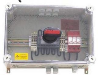 MFV-EM DC rozvádzač STRING BOX DIN-35 PCP STR-A P10A IP65