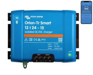 Nabíjačka adaptívna 3-F DC/DC Smart 12V/24V VE ORION-Tr BT 15A/360W/GO ()