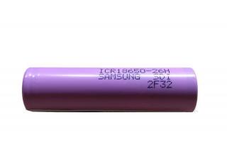 Nabíjateľný Lítiový článok SAMSUNG typ SL Li-Ion ICR18650 NH-SP 3.7 V/ 2600 mAh ()