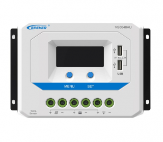 Regulátor nabíjania PWM FVP-AKU-SPT EPEVER 60A/12-48V PV96V/LCD/2xUSB VS6048AU ()