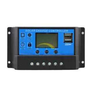 Regulátor nabíjania PWM FVP-AKU-SPT HADEX 12/24V PV50V/LCD/2xUSB 30A KLX1230 ()