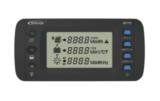 Regulátory nabíjania MPPT a meniče DC/AC PRS-EXT-RS485 EPEVER Externý Monitor MT75 ()