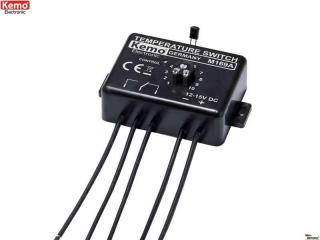 SolárMZ - nastaviteľný tepelný senzor DC=12V KEMO Temperature Switch M169A 12V ()