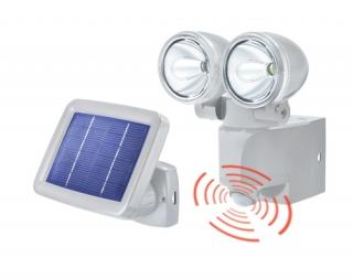 Solárna nástenná lampa PIR senzor 2xLED-1W SP1Wp ESOTEC Duo Power White SB ()