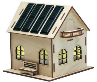 Solárna stavebnica - drevený model  SOL-EXPERT Dom na Solárnu Energiu ArtNo: SOH ()