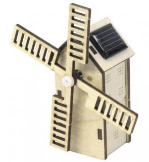 Solárna stavebnica - drevený model SOL-EXPERT Solárny veterný mlyn 40005 V=10cm ()