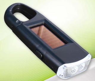 Solárne Mini svietidlo s karabínou SHL 2xLED PowerPlus VIPER SB ()