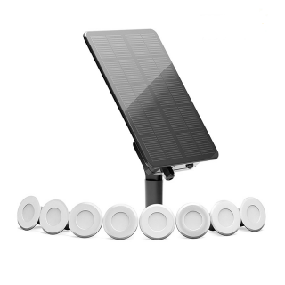 Solárne podlahové osvetlenie 1xLED SolarCentre Edinburgh Solar Deck Light ESDLW SB (sada) ()