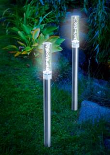 Solárne záhradné stĺpikové osvetlenie DL senzor H50cm 1xLED SP0.03Wp ESOTEC Twin SB (B2) ()