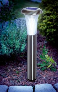 Solárne záhradné stĺpikové svietidlo DL senzor H40cm 2xLED SP0.15Wp ESOTEC Vesuv SB ()