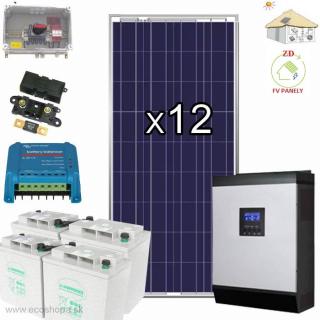 Solárny FV ostrovný systém OFFGRID 1-F DC48V SP4.0kWp/8A250Ah/RMN5 GARANT400RCH ()