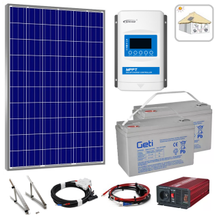 Solárny FV ostrovný systém OFFGRID D12V SP530Wp/RM40A/AC200Ah/O10 uBASIC53-MCH ()