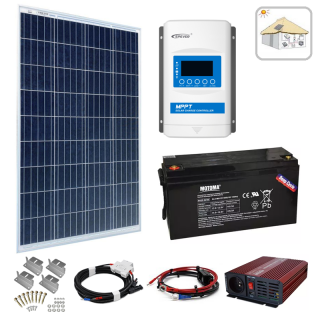 Solárny FV ostrovný systém OFFGRID DC12V SP175Wp/RM20A/AA150Ah/OP7 uBASIC18-MCH ()