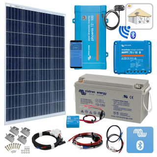 Solárny FV ostrovný systém VE OFFGRID DC12V SP530Wp/RM30A/AG220Ah/O7 HiTech50BT-MCH ()