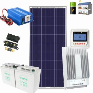 Solárny HB záložný systém AC-24H/2.4kW D12V/SP530Wp/RM30A/AA250Ah/CS5 BACKUP50RD ()