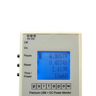 Spotreba - meranie el. energie PORTAPOW USB/DC Premium Power Monitor A/V/W PPS12 ()