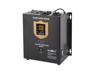 UPS-Nabíjač-Menič DC/AC 1-F AC230V GRID KEMOT PROSolar DC12V-50V/700W/20-10A ČS ()