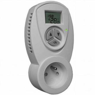 Úspora energie - termostat - digitálny zásuvkový 230V termostat Hutermann TZ63 WH ()