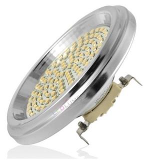 Úsporná LED žiarovka AR111 8W 120x SMD2835 LED G53 2800K DC=12V ()