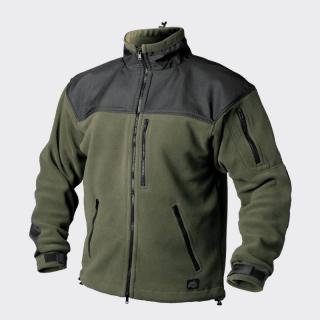 Helikon-Tex Classic Army Fleece - flísová bunda - OLIVA/ČIERNA