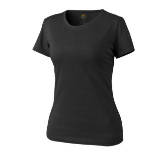 Helikon-Tex dámske bavlnené tričko s krátkym rukávom - ČIERNA