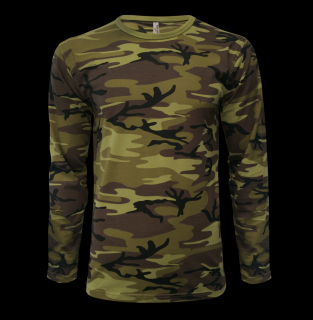 Maskáčové tričko - dlhý rukáv - woodland CZ vzor 95  | Army shop
