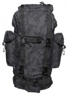 MFH BW nepremokavý ruksak vzor NIGHT CAMO 65L