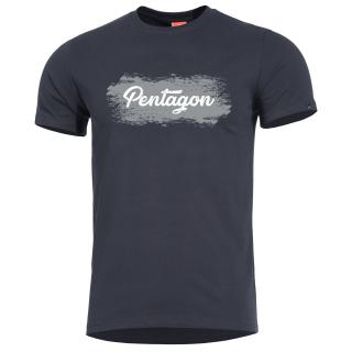 Pentagon Grunge - tričko krátky rukáv, potlač - ČIERNE