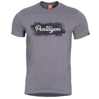 Pentagon Grunge - tričko krátky rukáv, potlač - ŠEDÉ