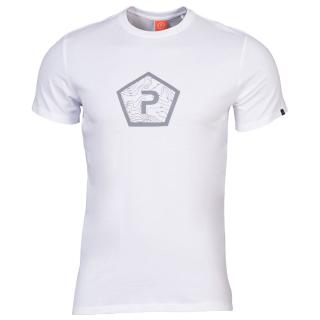 Pentagon Shape - tričko krátky rukáv, potlač - BIELE