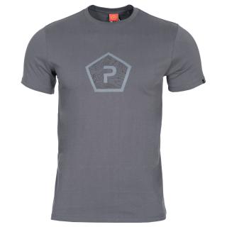 Pentagon Shape - tričko krátky rukáv, potlač - ŠEDÉ
