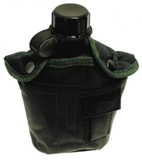 Poľná fľaša plastová, 1 l, nylonový obal - OLIVA  | Army shop