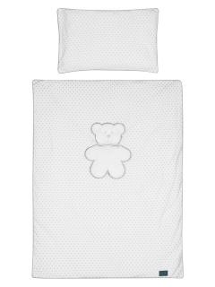 5-dielne posteľné obliečky Belisima Biely medvedík 100/135