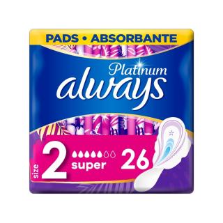 ALWAYS Platinum Super Vložky hygienické 26 ks