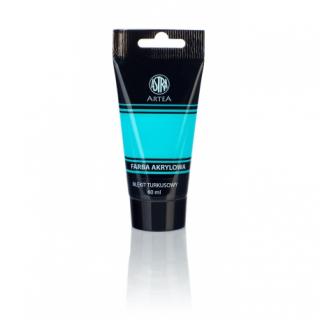 ARTEA Akrylová farba Profi 60ml, Turquoise Blue / Tyrkysová Modrá, 83410942